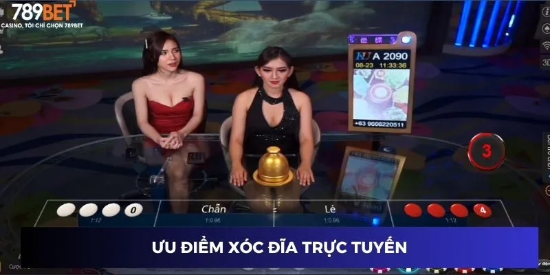 Ưu điểm xóc đĩa trực tuyến