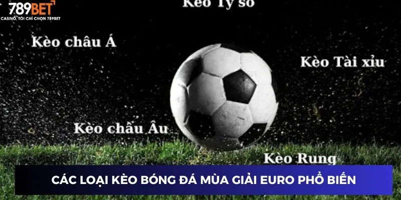 Các loại kèo bóng đá mùa giải Euro phổ biến