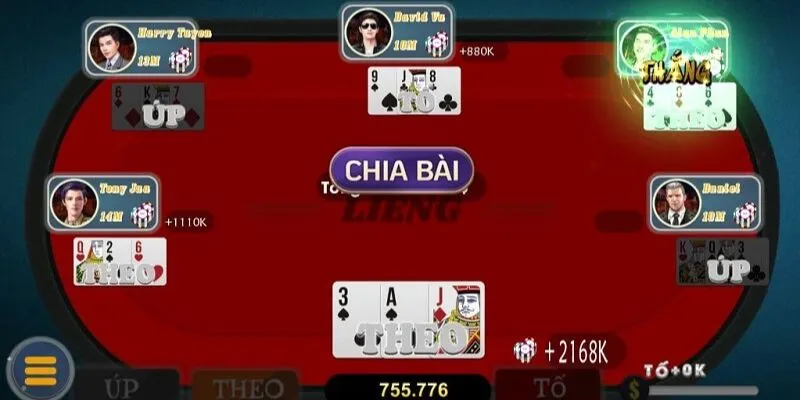Các bước chi tiết về cách đánh bài liêng 